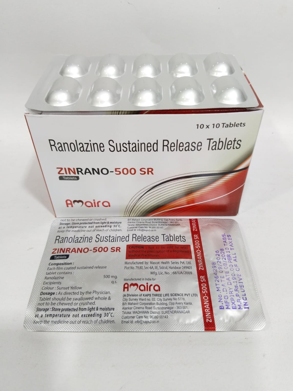 ZINRANO-500 SR
